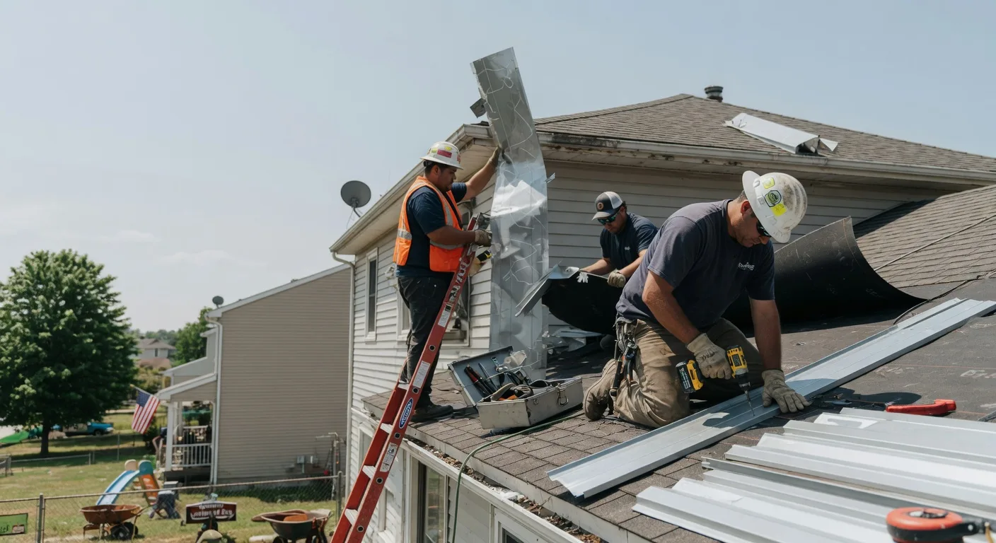 Storm Damage Metal Roof Repair in Fallsburg, NY